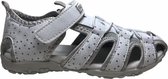 Lumberjack velcro bloemen gesloten sandalen M0177 wit silver mt 34