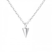 Ketting - 925 Sterling zilver - Met kegel hangertje