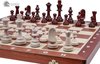 Afbeelding van het spelletje Toernooi schaak set- schaakbord met schaakstukken-530x260x60 mm