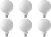 CALEX - LED Lamp 6 Pack - Globe - Smart LED G125 - E27 Fitting - Dimbaar - 7W - Aanpasbare Kleur CCT - Mat Wit