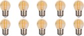 LED Lamp 10 Pack - Frinto - Filament Bulb - E27 Fitting - 4W - Warm Wit 2700K