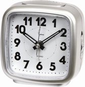 Cetronic SQ878SP MS - Wekker - Vierkant - Stil uurwerk - Zilverkleurig