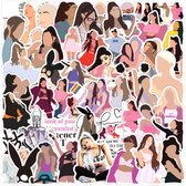 Ariana Grande stickers - 50 stuks - Muur-Laptop-Telefoon-Notitieboek Stickers