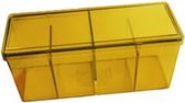 Asmodee STORAGE Box Dragon Shield 4 compart. - Yellow - EN