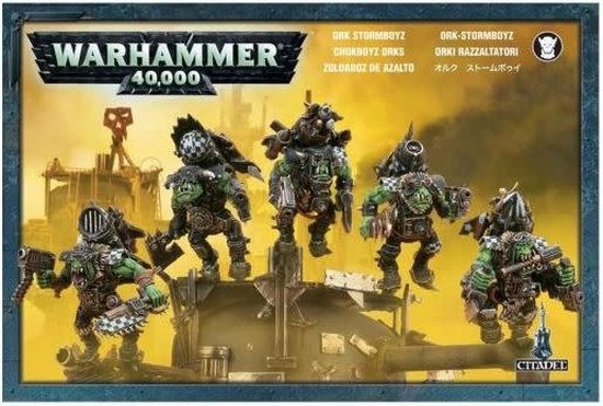 Afbeelding van het spel Warhammer 40.000 Ork Stormboyz Miniature Set