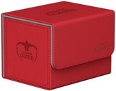 Ultimate Guard SideWinder™ 80+ Standard Size XenoSkin™ Red Deckbox