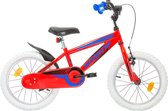 Sprint X-team - Kinderfiets - 16inc - Rood - 21cm BK18SI0051