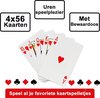 Afbeelding van het spelletje Speelkaarten 4 Decks / Stokken – Spelkaarten – Kaarten voor Klaverjassen, Toepen, Pokeren Black Jack en meer kaartspellen