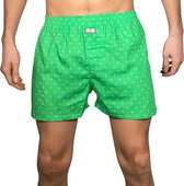 Underdog - Wijde boxershort Groen vliegtuig - S - Premium Kwaliteit Boxers