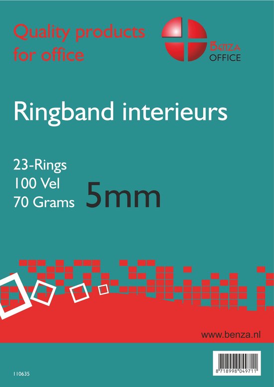 Thriller Mam Frank Benza - Ringband interieur A4 - Wiskundepapier Ruit 5 mm kleine ruitjes -  23 ringen -... | bol.com