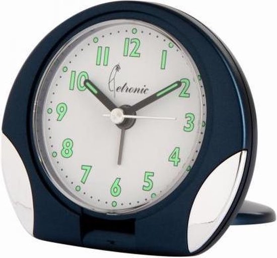 Cetronic RA807C2 MBL - Wekker - Analoog - Stil uurwerk - Metaalblauw |  bol.com