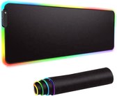 Gaming Muismat XXL - RGB LED Verlichting - Anti-Slip - 80x30cm