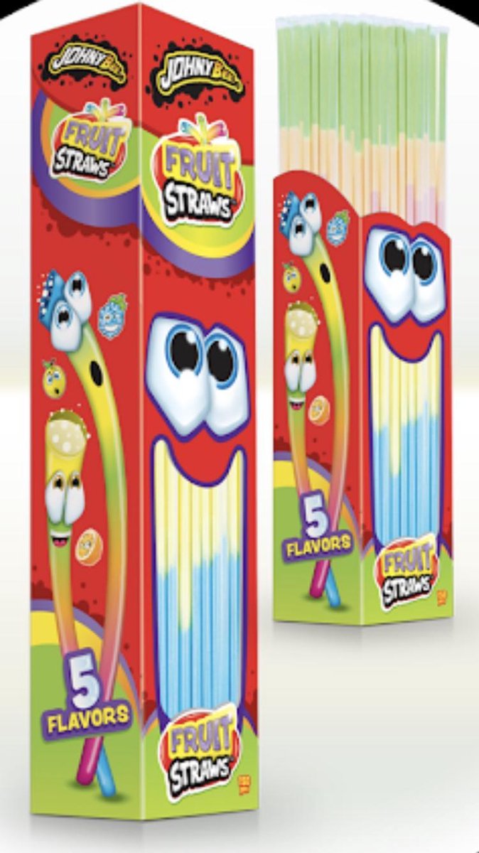 Fruit splash snoeppoeder met vruchtensmaak 90 stuks- 49 cm