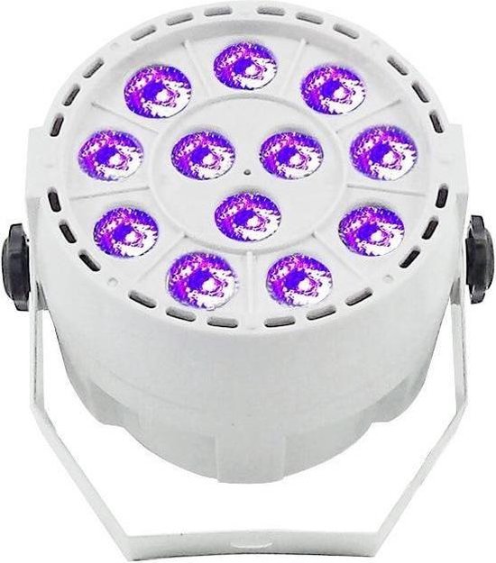 8 stuks RGB 36 LED Par, 36 W podiumlicht met afstandsbediening en 4