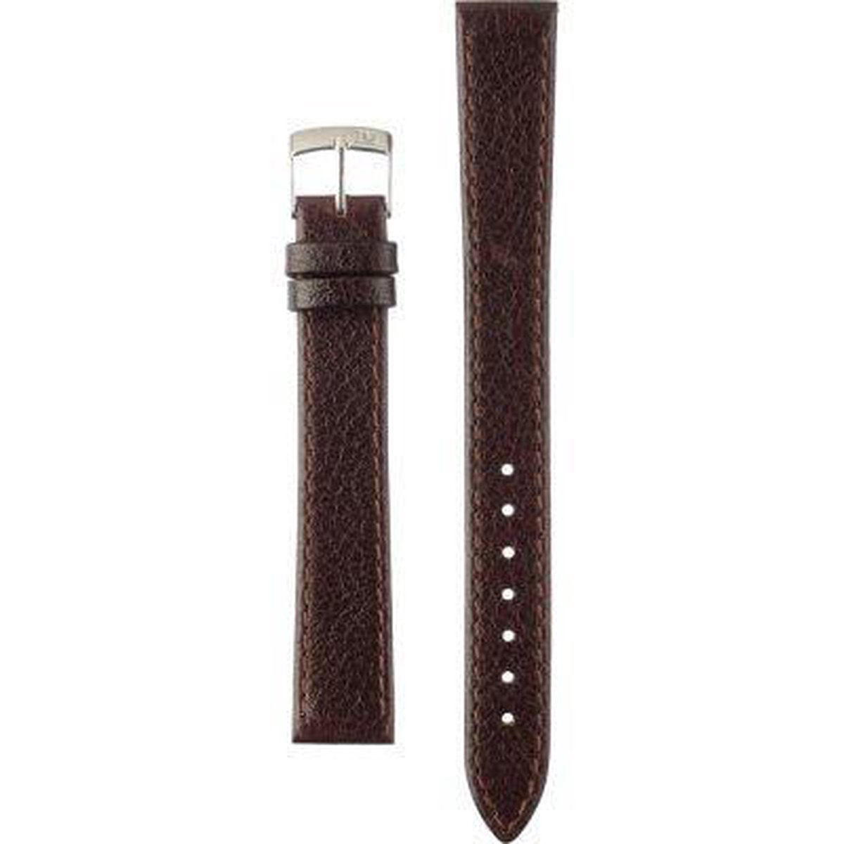Morellato Horlogebandje - Morellato horlogeband K0753 Dublino - leer - Bruin - bandbreedte 16.00 mm