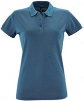 SOLS Dames/dames Perfect Pique Poloshirt met korte mouwen (Leisteenblauw)