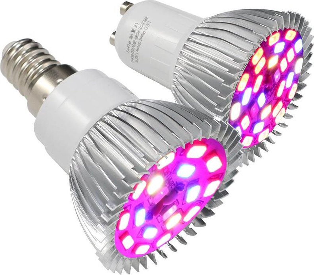 LED Kweeklampen voor Kamerplanten Volledig Spectrum E27 / E14 / GU10 85