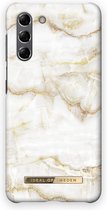 iDeal of Sweden Fashion Case voor Samsung Galaxy S21 Golden Pearl Marble