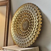 LOBERON Wanddecoratie Fliras goudkleurig