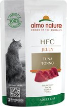 Almo Nature HFC Jelly Natvoer voor Katten - 24 x 55 gram - Tonijn - 24 x 55 gram