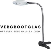 3BMT Vergrootglas op standaard - klem en flexibele hals