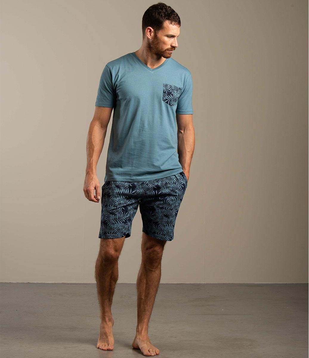 Eskimo pyjama heren - blauw - kim - maat L