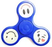 Fidget Spinner glow in the dark BLAUW, geeft licht in donker