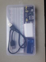 Arduino basisset met breadboard, EU lader, kabels, voltage indicator