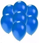 ballonnen donker blauw metallic 50 stuks, 27 cm kindercrea