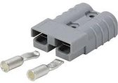 Anderson Plug Connector - 50A/600V/6AWG - Verzilverd
