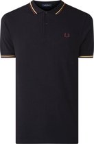 Fred Perry Regular fit polo met getipte boord - Donker Blauw - Maat XS