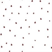 zijdevloeipapier Lieveheersbeestjes 50 x 70 cm tissue papier zijdepapier 10 stuks