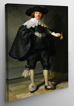 Canvas Marten Soolmans - Rembrandt van Rijn - 60x90cm