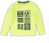 Dirkje - Jongens T-Shirt - Neon Yellow - Maat 56