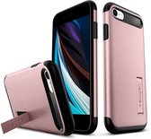 Spigen - Apple iPhone SE 2020 - Telefoonhoesje - Slim Armor - Roze