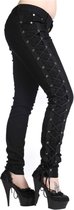Banned - CORSET STYLE Skinny fit broek - XL - Zwart