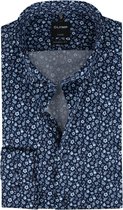 OLYMP Overhemd Luxor MF Bloemen Blauw - maat 41