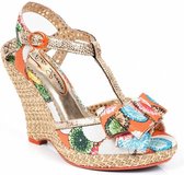 Behave Yourself Natural Multi . Hakken Dames - Pumps Dames