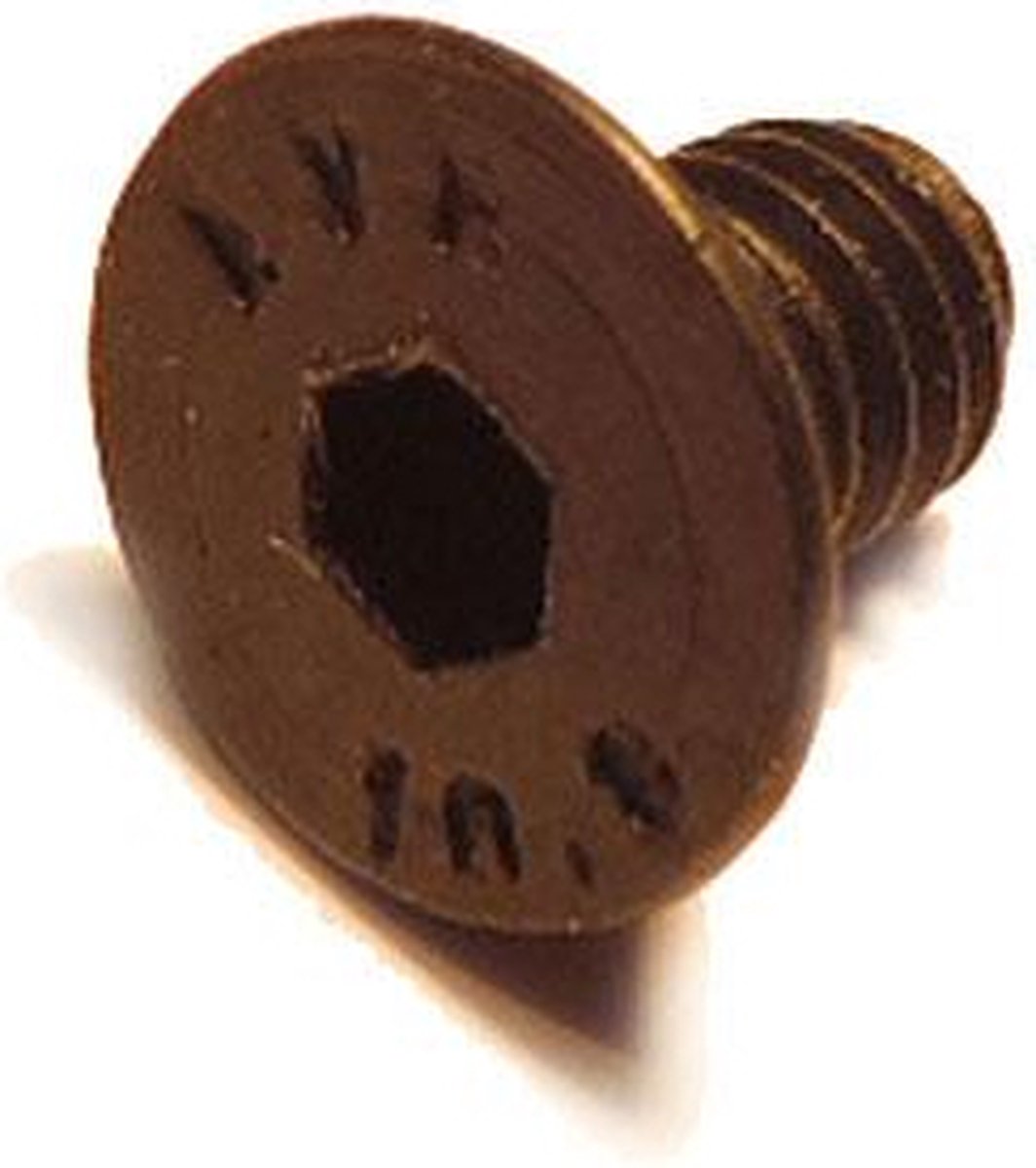 Inbusboutje M4 x 3,7 x 6 mm. (conische)