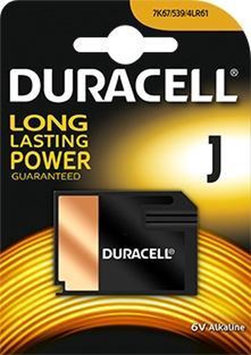 Duracell Security 6V - J - 7K67 -4LR61 - 539 Alkaline batterij | bol.com
