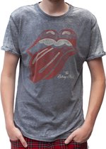 Rockstarz T-shirt The Rolling Stones "Burned Out Tongue" Grijs