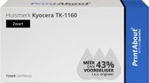 PrintAbout huismerk Toner TK-1160 Zwart geschikt voor Kyocera