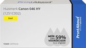 PrintAbout huismerk Toner 046 HY (046H) Geel Hoge capaciteit geschikt voor Canon