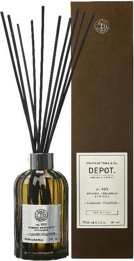 DEPOT The Male Tools & Co. No. 903 Ambient Fragrance Diffuser - Classic Cologne diffuseur aromatique Flacon de parfum Marron