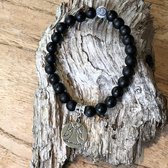 Wellness-House | Armband Guardian Angel | Bescherm Engel | Natuurstenen Armband | Bescherming | Onyx