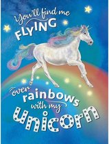 Wandbord - Over The Rainbows With My Unicorn