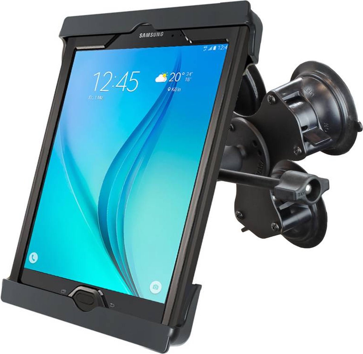 Tab-Tite iPad 9.7-10.2 met case triple zuignapset verlengde knop TAB20U