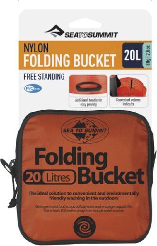Sea to Summit Folding Bucket Waterzak - Vouwemmer - 20L van Sea to Summit — afbeelding 4
