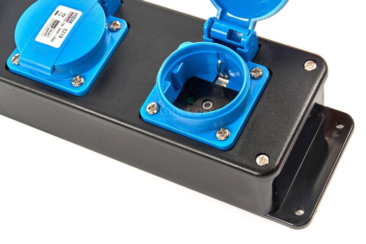 Schwabe Verlengkabel Rubber H05RR-F 3x1,5 zwart IP44