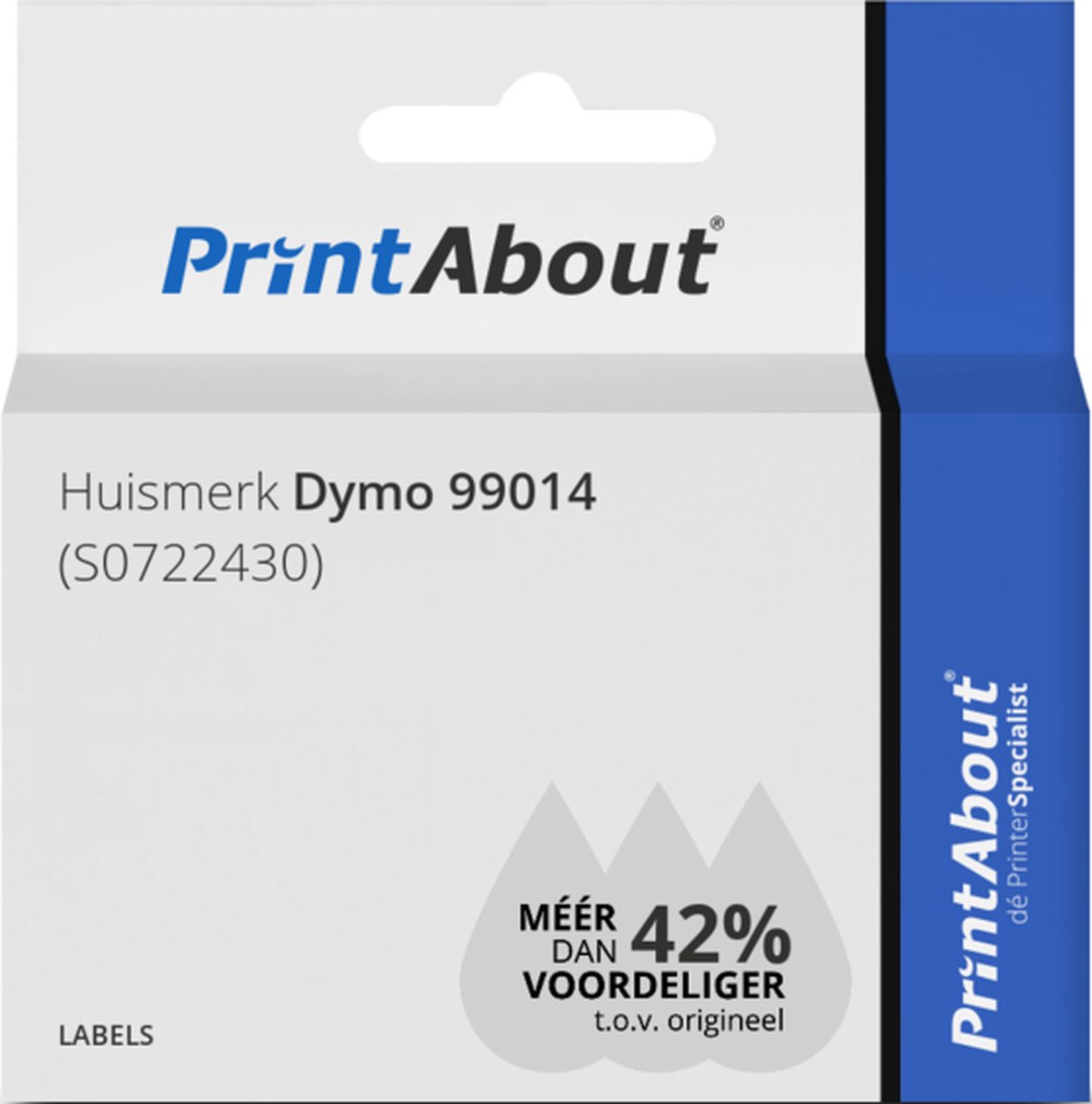 Dymo étiquettes LabelWriter, ft 101 x 54 mm, blanc, 220 étiquettes